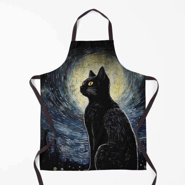 Item preview, Starry Night Black Cat designed and sold by BellaLawi.