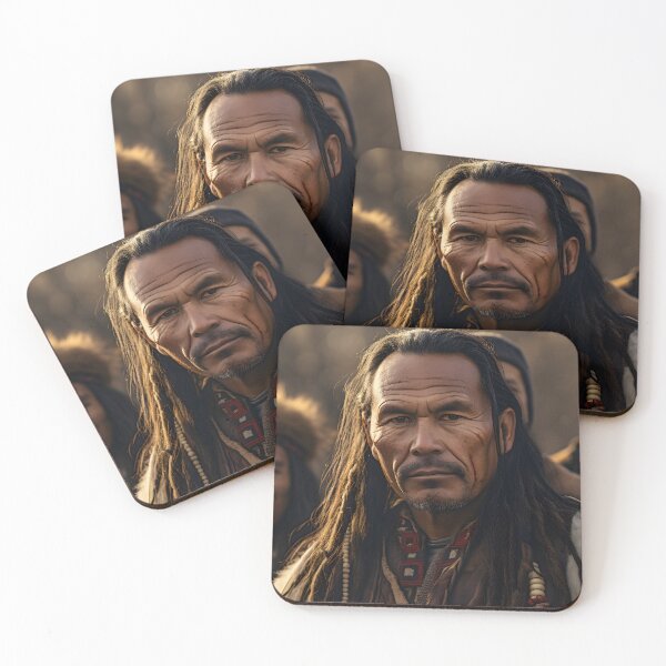 Item preview, Authentic Native American Group Portrait in Natural Setting designed and sold by soulofalion.