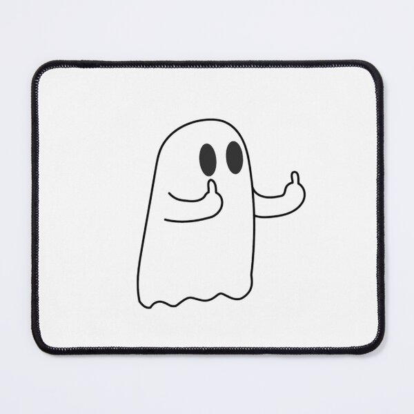 Item preview, Funny Cute Ghost, Cute Halloween, GHOST MIDDLE FINGERS, GHOST MIDDLE FINGER, FUNNY QUOTE, Cute Ghost, Cool Halloween Ghost, Minimal Design designed and sold by STC SHOP.