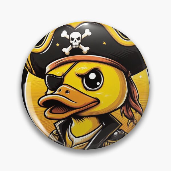 Item preview, Pirate Captain Duck designed and sold by AbsurdPanda.