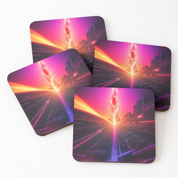 Item preview, Car Synthwave, neon, futurist, kids, game, children, future designed and sold by Cyber Kids.