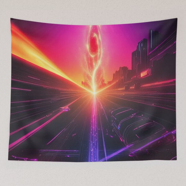 Item preview, Car Synthwave, neon, futurist, kids, game, children, future designed and sold by Cyber Kids.