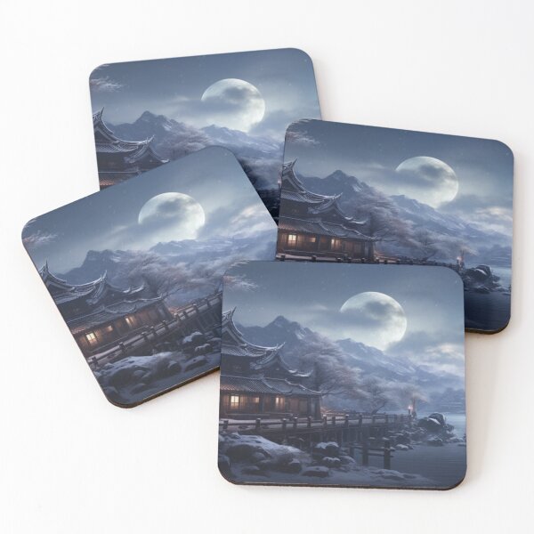 Item preview, Harmonious Night: Moonlit Warmth of Home designed and sold by DS110.