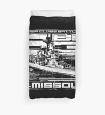 Battleship Missouri Duvet Cover