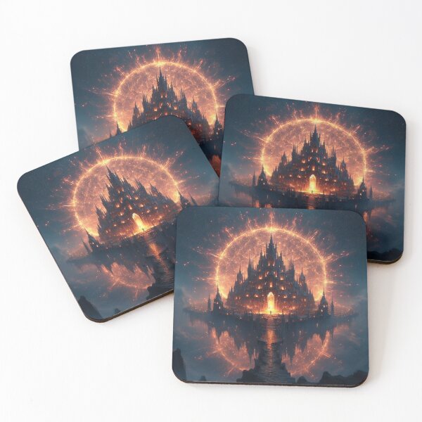 Item preview, The Flaming Castle of Fantasy designed and sold by Girih.