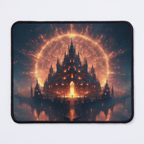 Item preview, The Flaming Castle of Fantasy designed and sold by Girih.