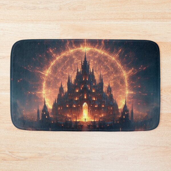 Item preview, The Flaming Castle of Fantasy designed and sold by Girih.