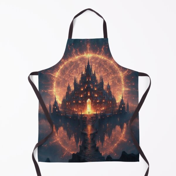 Item preview, The Flaming Castle of Fantasy designed and sold by Girih.