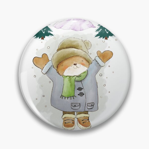 Item preview, Bear in Winter - Majestic Wildlife Art designed and sold by SmahiCreations.