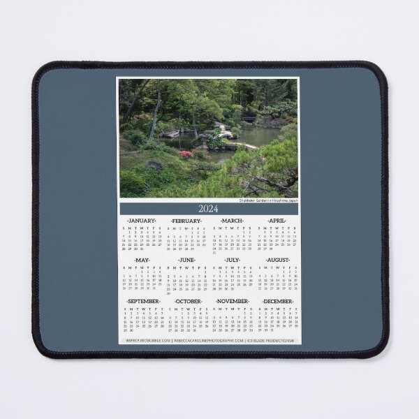 Item preview, 2024 Calendar | Year-At-A-Glance | Shukkeien Garden View | Hiroshima, Japan designed and sold by 9BPRCP.
