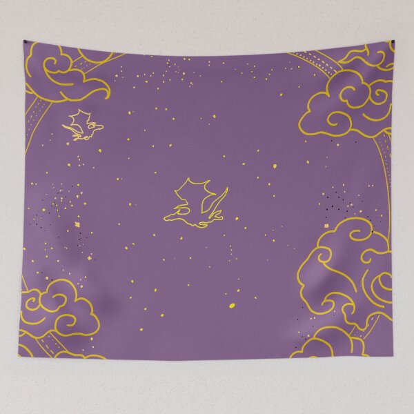 Item preview, Fourth Wing Deep Purple Illustrated designed and sold by TheFantazyForge.