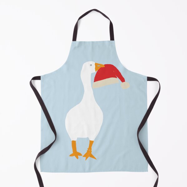 Item preview, Christmas Goose Steals Santa Hat designed and sold by ellenhenry.