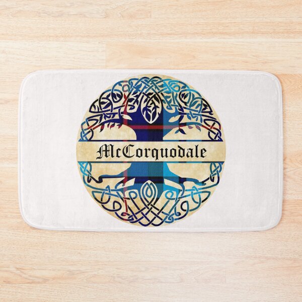 Item preview, McCorquodale Tree of Life Clan Scottish Surname tartan designed and sold by BagTown Clans.