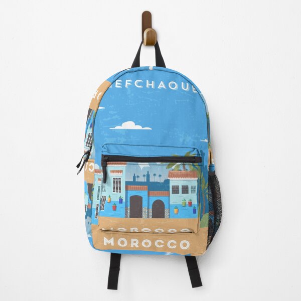 Item preview, Chefchaouen, Morocco — Retro travel minimalist poster designed and sold by GreekTavern1979.