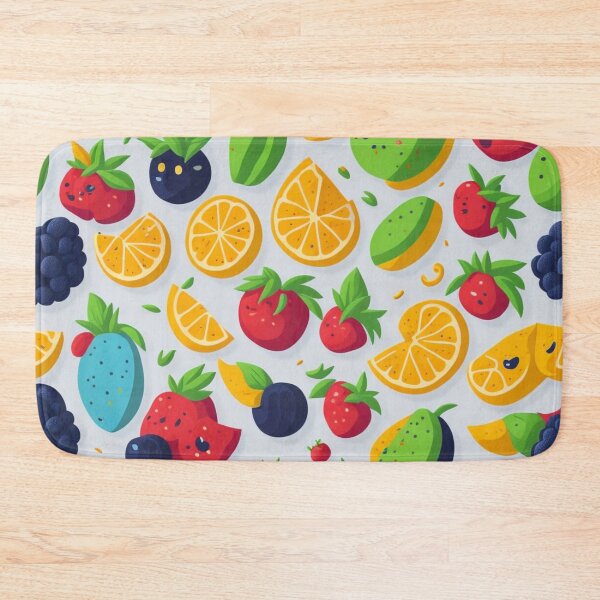 Item preview, Pattern for fruit lovers: strawberries, lemons, grapes designed and sold by AleksKos.