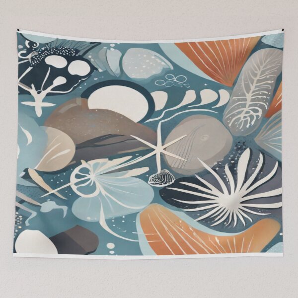 Item preview, Abstract Seascape Beachcombing designed and sold by KoliBabb.