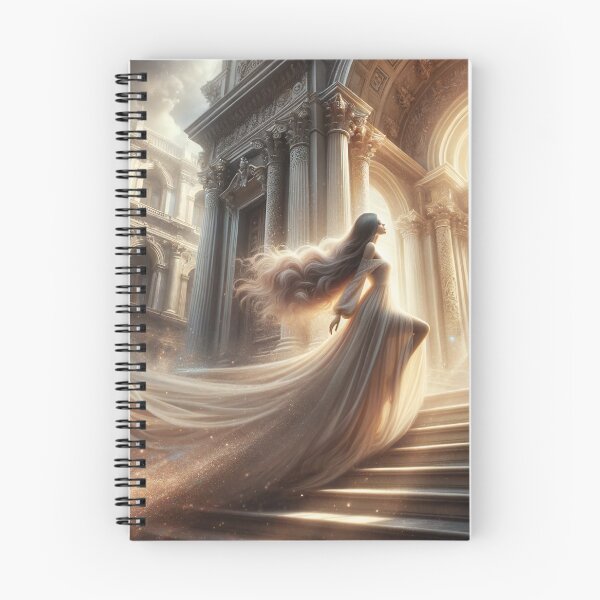 Item preview, Radiant Recline: The Ethereal Intersection of Fantasy and Elegance in a Luminous Digital Realm designed and sold by oanaunciuleanu.