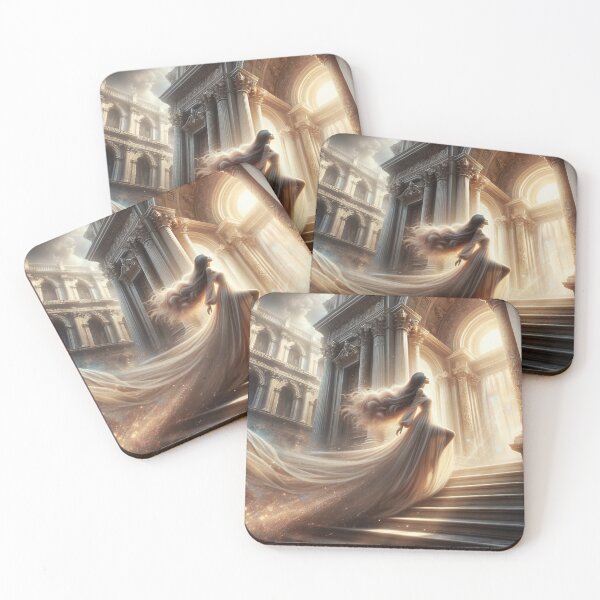 Item preview, Radiant Recline: The Ethereal Intersection of Fantasy and Elegance in a Luminous Digital Realm designed and sold by oanaunciuleanu.