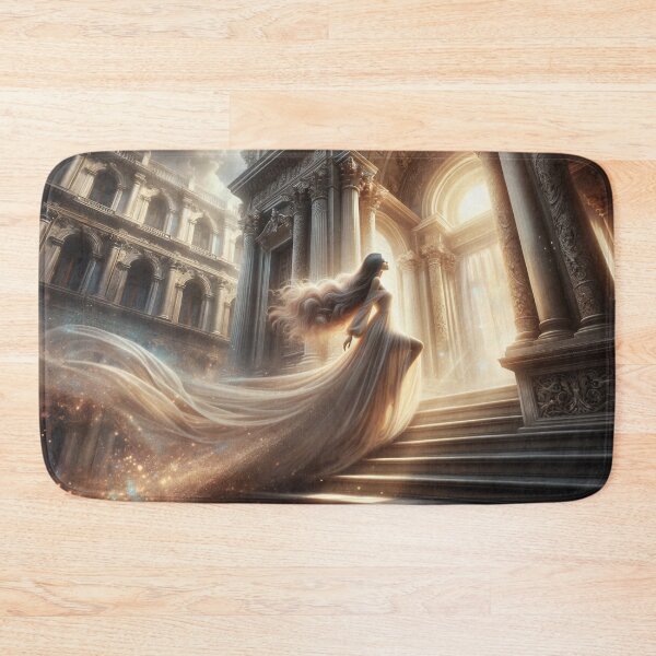 Item preview, Radiant Recline: The Ethereal Intersection of Fantasy and Elegance in a Luminous Digital Realm designed and sold by oanaunciuleanu.