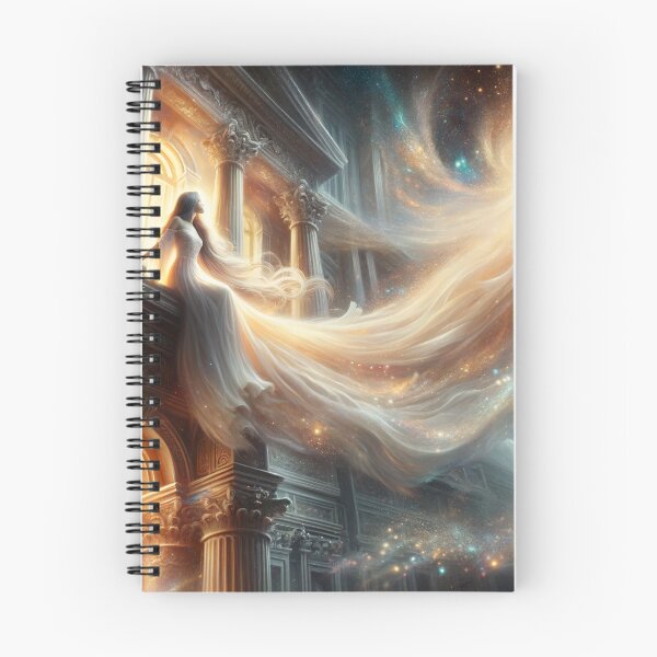 Item preview, Radiant Recline: The Ethereal Intersection of Fantasy and Elegance in a Luminous Digital Realm designed and sold by oanaunciuleanu.