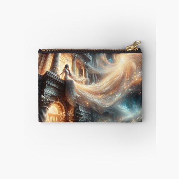 Item preview, Radiant Recline: The Ethereal Intersection of Fantasy and Elegance in a Luminous Digital Realm designed and sold by oanaunciuleanu.