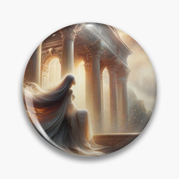 Item preview, Radiant Recline: The Ethereal Intersection of Fantasy and Elegance in a Luminous Digital Realm designed and sold by oanaunciuleanu.