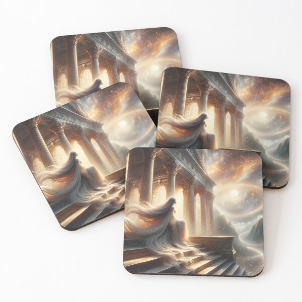 Item preview, Radiant Recline: The Ethereal Intersection of Fantasy and Elegance in a Luminous Digital Realm designed and sold by oanaunciuleanu.