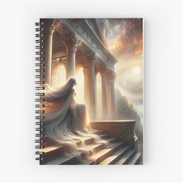 Item preview, Radiant Recline: The Ethereal Intersection of Fantasy and Elegance in a Luminous Digital Realm designed and sold by oanaunciuleanu.