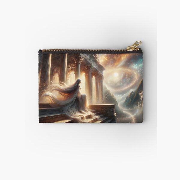 Item preview, Radiant Recline: The Ethereal Intersection of Fantasy and Elegance in a Luminous Digital Realm designed and sold by oanaunciuleanu.