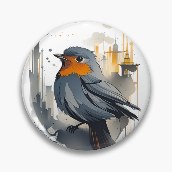 Item preview, Cute Red Robin Bird  designed and sold by Berniaczek.