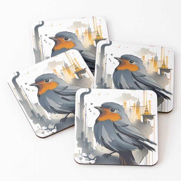 Item preview, Cute Red Robin Bird  designed and sold by Berniaczek.