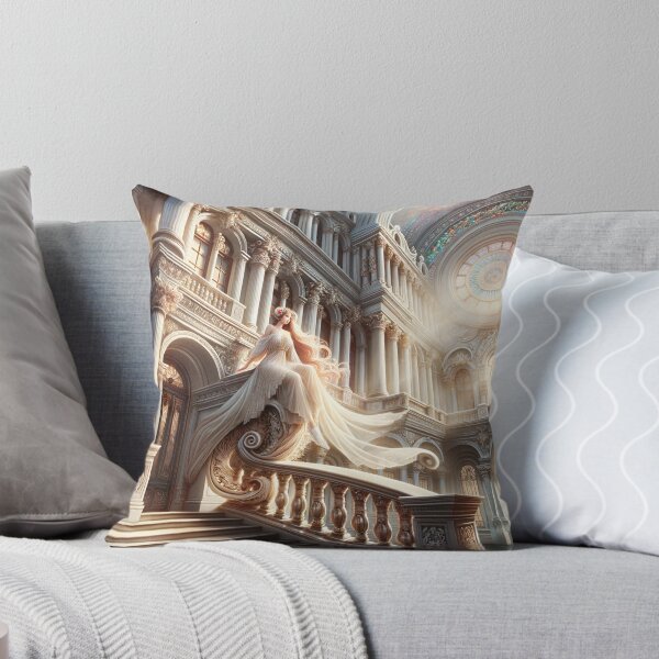 Item preview, Radiant Recline: The Ethereal Intersection of Fantasy and Elegance in a Luminous Digital Realm designed and sold by oanaunciuleanu.