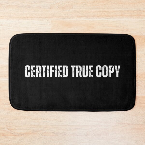 Item preview, Certified true copy designed and sold by Sarcastic Quotes.