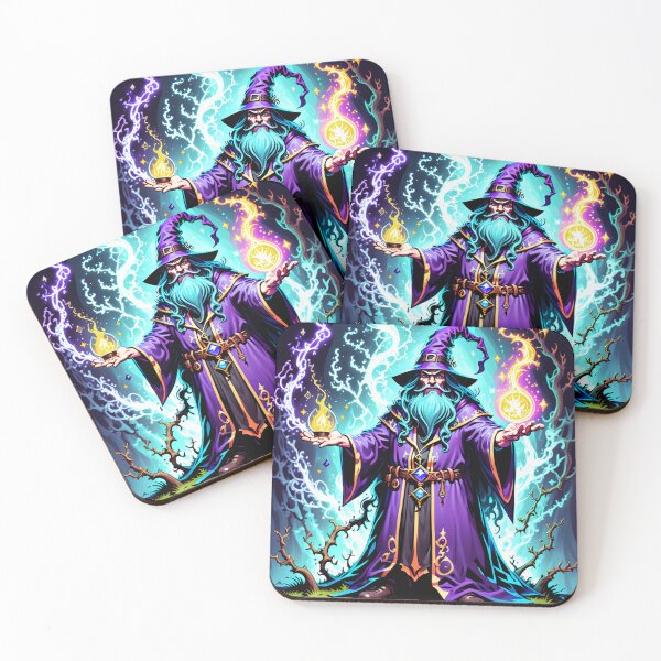 Item preview, Enchanting Spell Caster: Master Art of Magic with a Vintage Wizard designed and sold by milliedoesart84.