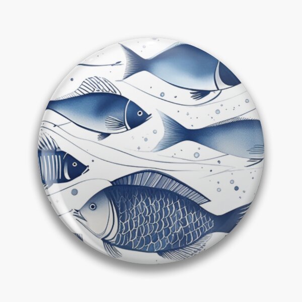Item preview, Shoal of blue fish designed and sold by Berniaczek.