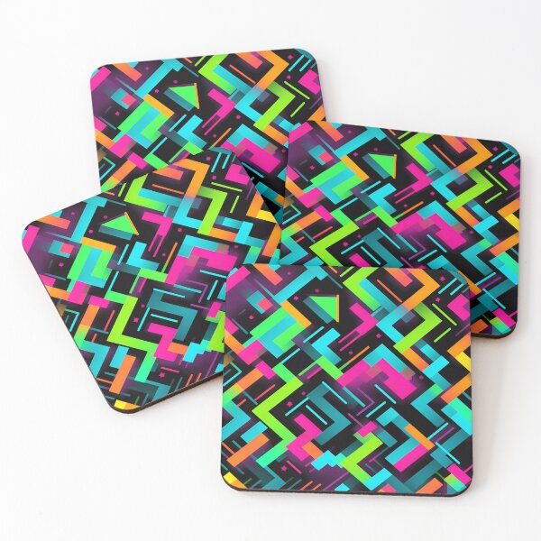 Item preview, “Futuristic Neon Patterns” designed and sold by Art-Vortex-fr.