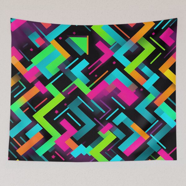 Item preview, “Futuristic Neon Patterns” designed and sold by Art-Vortex-fr.