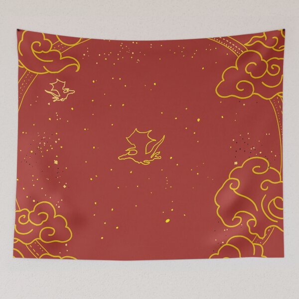 Item preview, Fourth Wing Dark Red Illustrated designed and sold by TheFantazyForge.