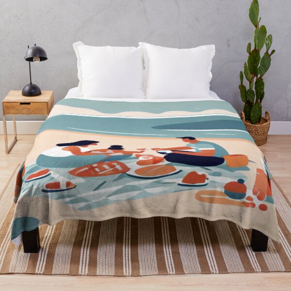 Item preview, Abstract Seascape Family Picnic designed and sold by KoliBabb.