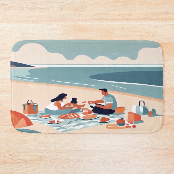 Item preview, Abstract Seascape Family Picnic designed and sold by KoliBabb.