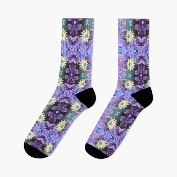Item preview, Daisy Dance Partner Photo Pattern Purple designed and sold by vallisrowe.