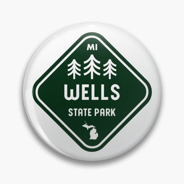 Item preview, Wells State Park Michigan Rhombus designed and sold by bivenart.