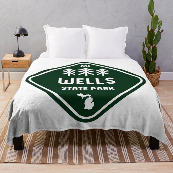 Item preview, Wells State Park Michigan Rhombus designed and sold by bivenart.