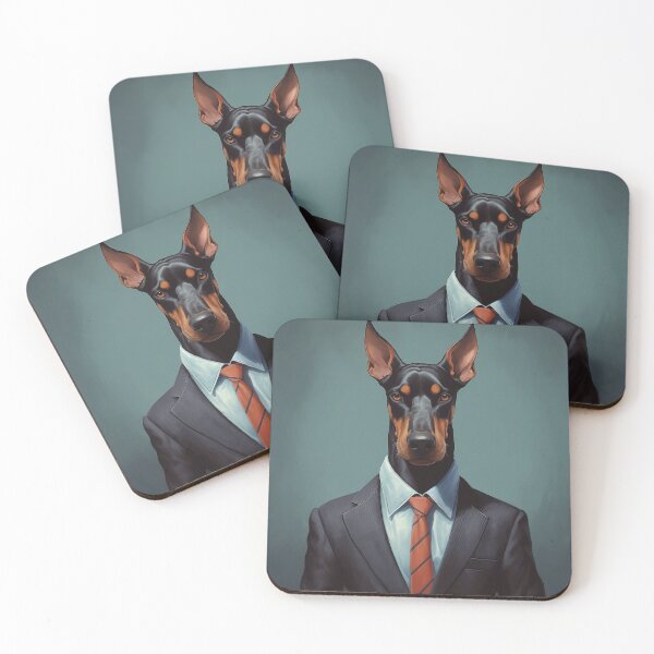 Item preview,  Doberman. Doberman dog. Doberman in a suit. Doberman lover designed and sold by Tsifra.