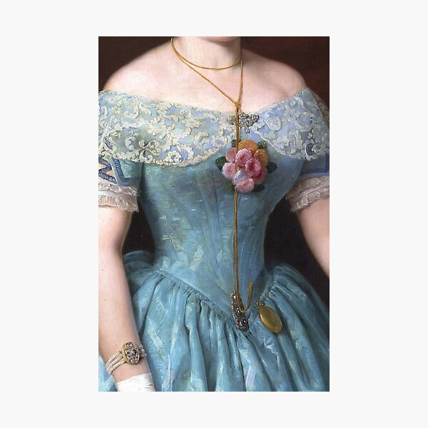 Blue Dress - Painting Detail" Magnet for Sale by PsycheSansAmour | Redbubble