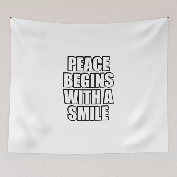Item preview, Peace Begins With A Smile designed and sold by Inspirationmotivation.