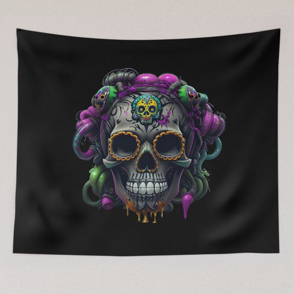 Item preview, Sugar Skull toxic punk designed and sold by ratchawoot.