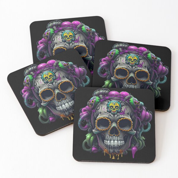 Item preview, Sugar Skull toxic punk designed and sold by ratchawoot.