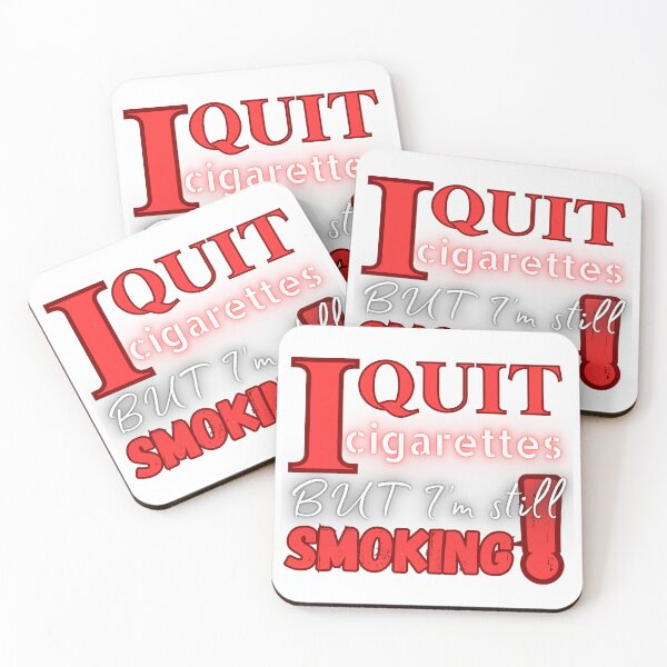 Item preview, I quit cigarettes but i'm still smoking! quit smoking designs, I'm hot, ex smoker designed and sold by QuirkyTease.