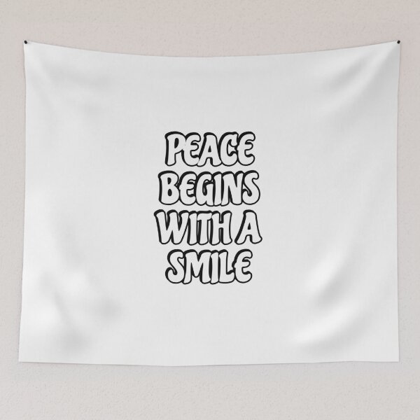 Item preview, Peace Begins With A Smile designed and sold by Inspirationmotivation.